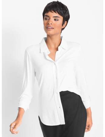 Chemise blanche froufrou hot sale