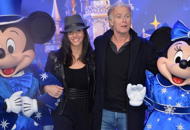 Franck Dubosc et sa femme Danièle au 25ème anniversaire de Disneyland Paris le 25 mars 2017.