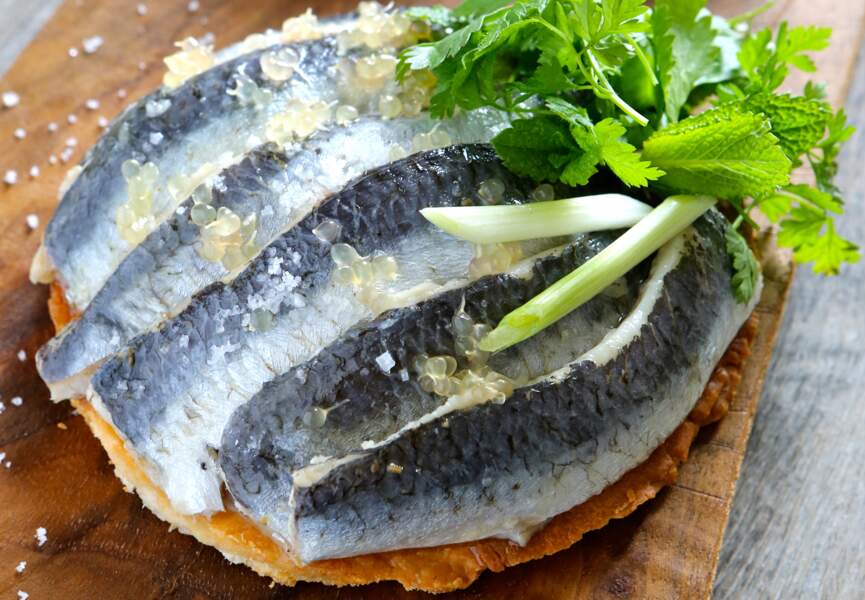 Tartelette de sardines fraîches au gingembre