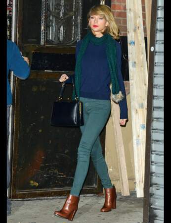 Taylor Swift et son jean coloré
