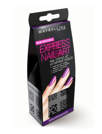 Kit de nail art express  chez Gemey-Maybelline