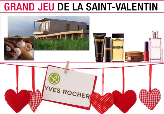 Gagnez un séjour en amoureux à l’Eco-Hôtel Spa Yves Rocher et des corbeilles de produits Yves Rocher