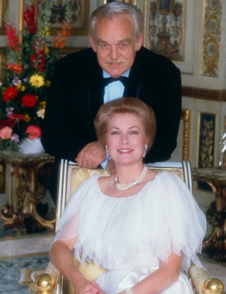 Les 25 ans de mariage du prince Rainier et de Grace de Monaco en 1981