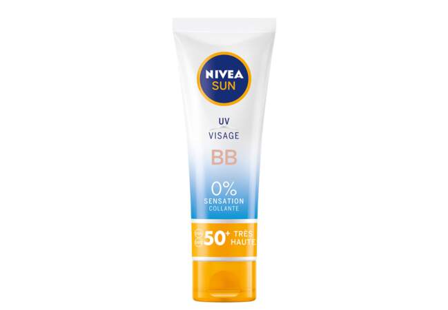 BB visage, spf 50 + Nivea sun UV
