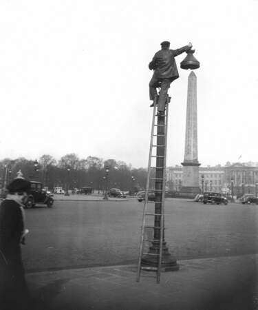 Place de la Concorde, février 1939.