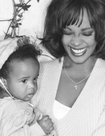 Whitney Houston et sa fille, Bobbi Christina bébé