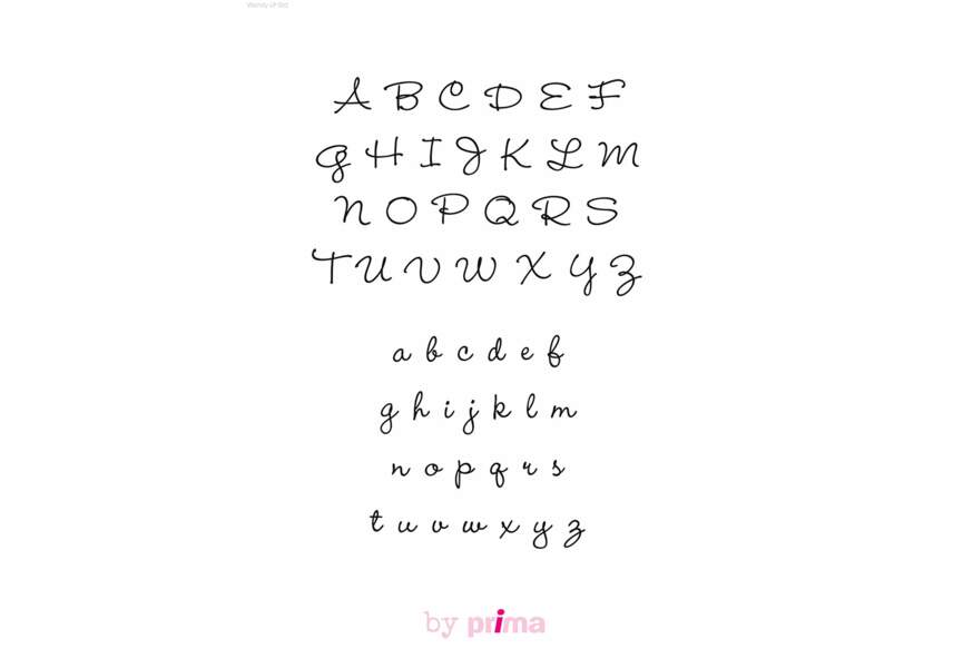 Alphabet à télécharger by Prima