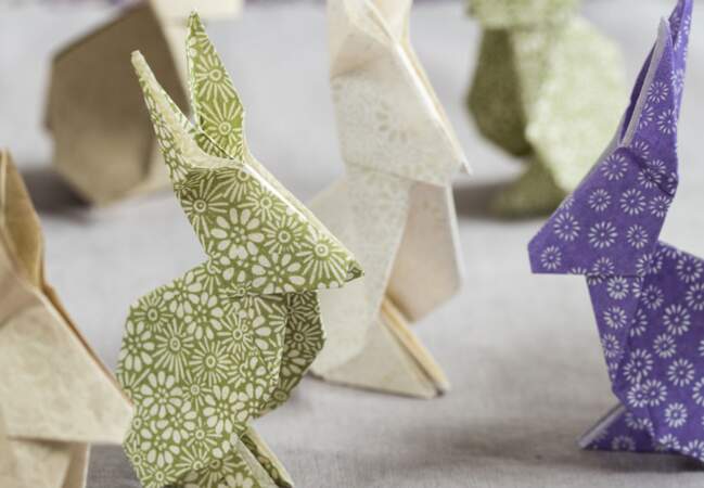 Des lapins en origami