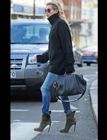 Kate Moss et son jean skinny