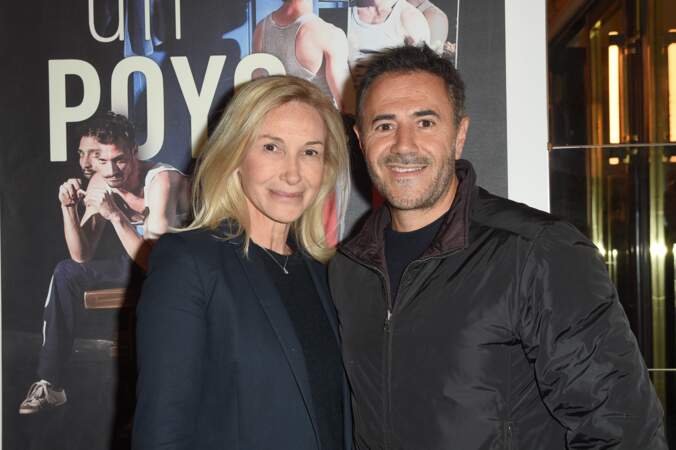 José Garcia et sa femme Isabelle Doval à la générale du spectacle "Un Poyo Rojo"à Paris le 17 mai 2018.
