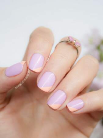 Un nail art pastel 