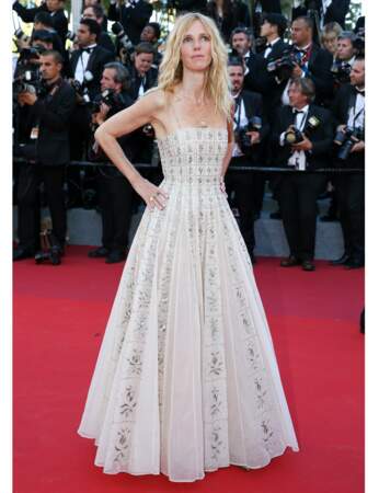 Sandrine Kiberlain en robe Dior