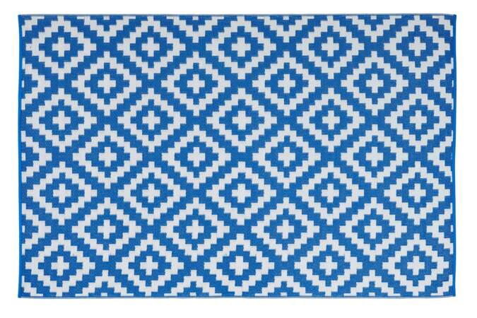 Un tapis bleuté 