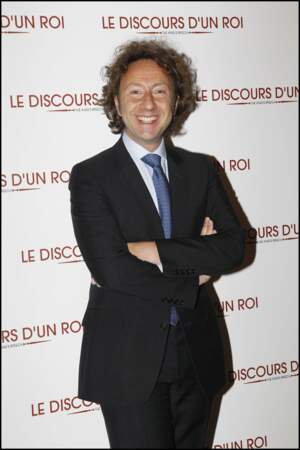 Stéphane Bern à la première du film "Le discours d'un roi" à Paris en 2011