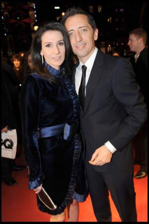 Marie Drucker et Gad Elmaleh lors de l'avant-première du film "La rafle" en mars 2010.