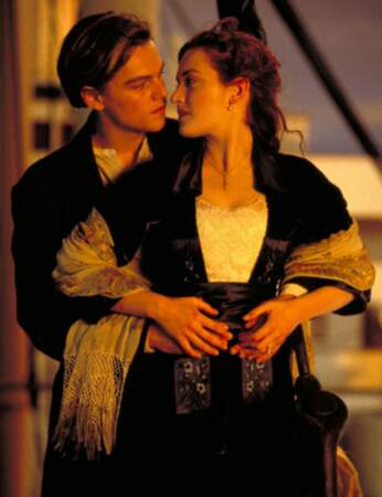 Rose et Jack dans Titanic, alias Kate Winslet et Leonardo DiCaprio