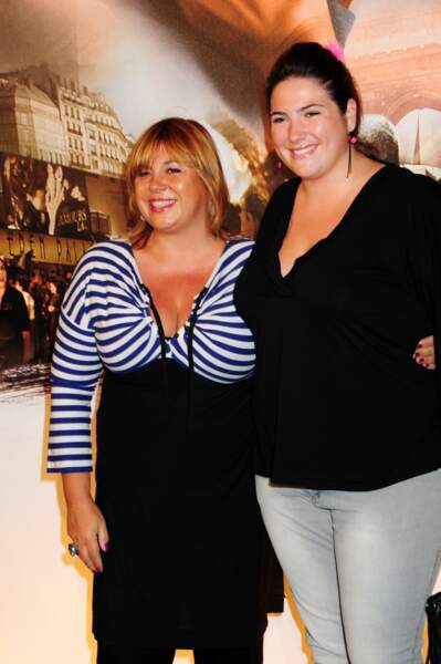 Michèle Bernier et sa fille Charlotte Gaccio à la première de "Ces amours-là" en 2010.