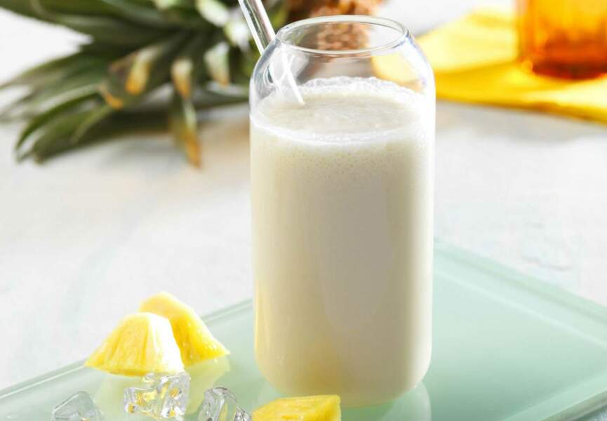 Milkshake ananas noix-de-coco