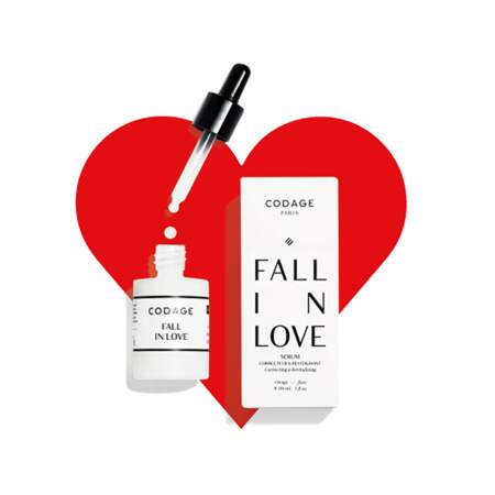 Sérum Fall In Love, Codage, flacon 30 ml, prix indicatif : 120 €