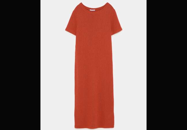 Nouveautés Zara : la robe en maille 