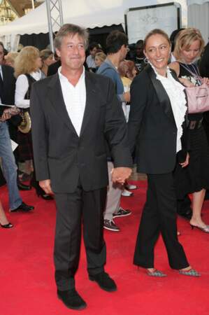Patrick Sabatier et sa femme Isabelle au festival du film de Deauville en septembre 2006.