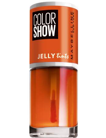 Vernis Color show, Jelly tints, 457 Edgy Tangy, Maybelline New York, 3,90 €