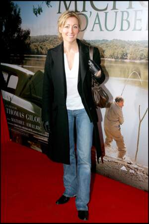 Anne-Sophie Lapix à la première de "Michou d'Auber" à Paris en 2007.