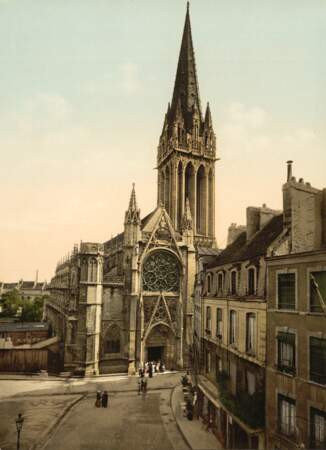 L'église Saint-Pierre de Caen, avant les ravages de la guerre