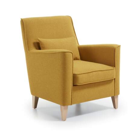 Fauteuil moutarde