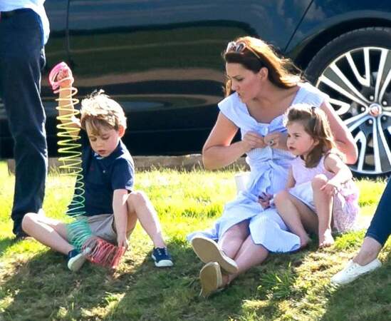 George, Charlotte et Kate Middleton 