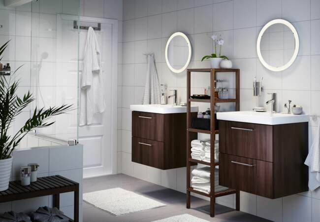 Tout pour une salle de bains Ikea : le meuble élégant