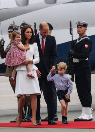 Kate Middleton, le prince William et leurs enfants, George et Charlotte 