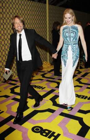 Nicole Kidman et Keith Urban à la réception HBO après les Emmy Awards le 23 septembre 2012.