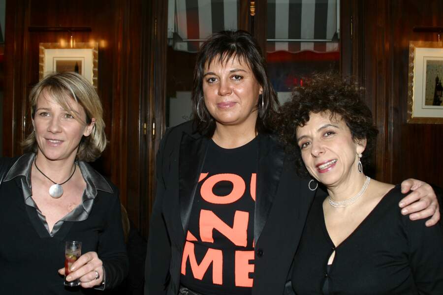 Michèle Bernier, Ariane Massenet et Isabelle de Botton au Crillon en mars 2005.