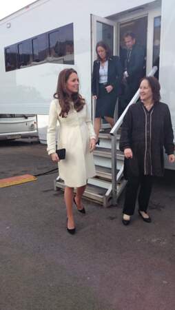 Kate Middleton visite le plateau