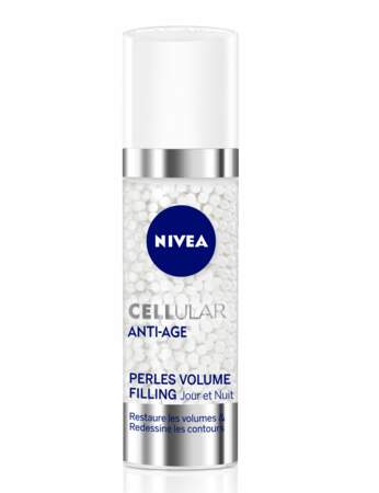 Cellular Perles Volume Filling, Nivea : texture perlée