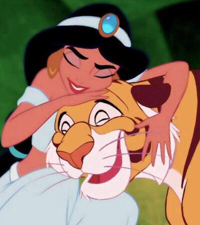 Rajah, le tigre de Jasmine dans Aladdin