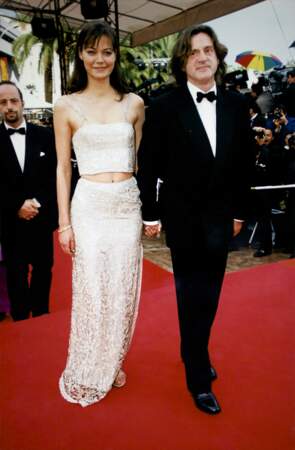 Daniel Auteuil et Marianne Denicourt au festival de Cannes en mai 1997.