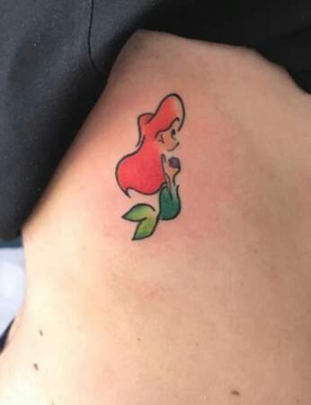 Tattoo Disney : Une mini Ariel