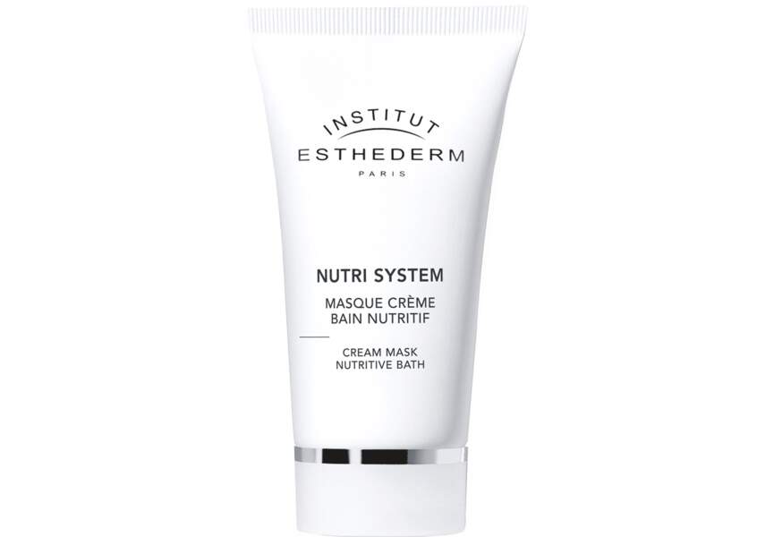 Masque crème bain nutritif, Nutrisystem, Esthederm, 40 €.