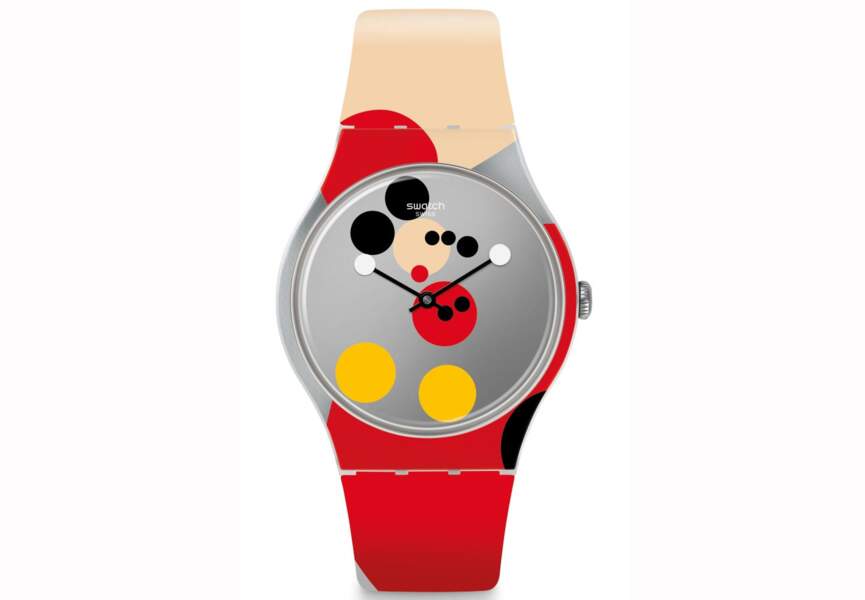 Mickey : la montre Swatch x Damien Hirst