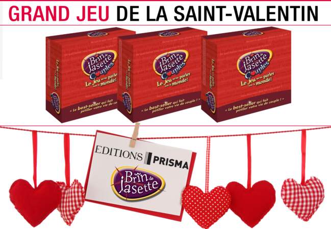 Gagnez l'une des 20 boîtes de jeu Brin de Jasette "Couples", avec Les Editions Prisma