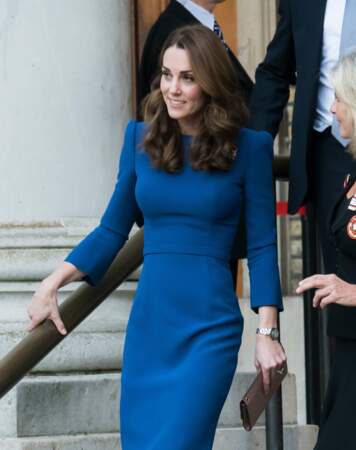 Kate Middleton visite seule l'Imperial War Museum le 31 octobre 2018