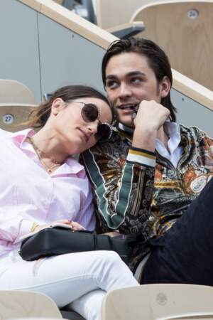 Capucine Anav et Alain-Fabien Delon fous amoureux à Roland-Garros