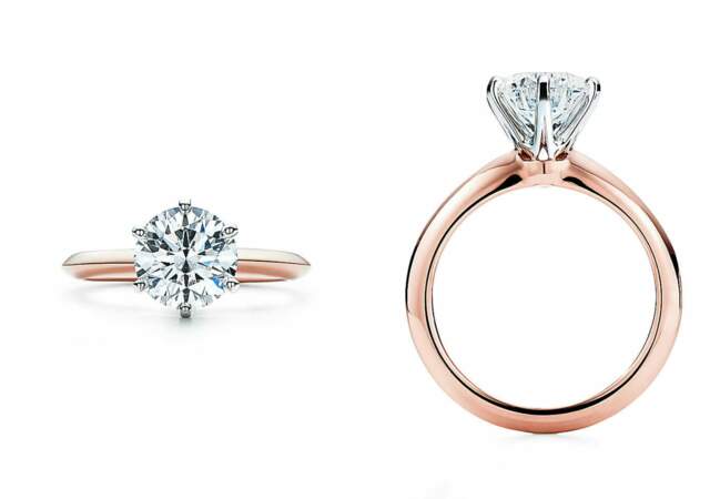 Le Tiffany® Setting en or rose 18 carats