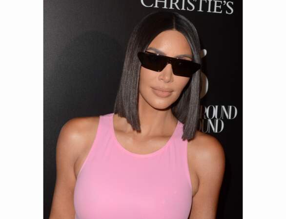 Le carré ultra lisse de Kim Kardashian