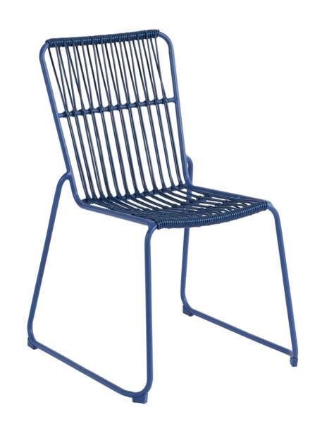 chaise bleu nuit