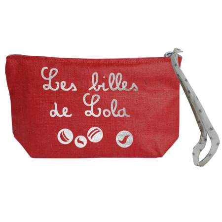 Trousse femme zippée bleu fleurie-Trousse zippée multifonction colorée