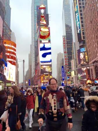 Le pull gratte... ciel à Times Square, New York City