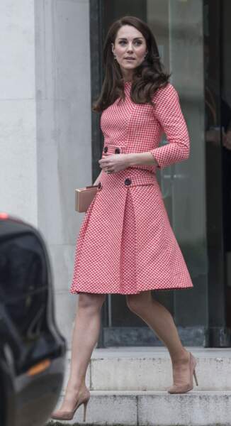 Star en carreaux : Kate Middleton 